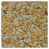 DEN BRAVEN Kamenný koberec PerfectSTONE - mramorové kamínky pytel 25kg žlutá 3-6mm